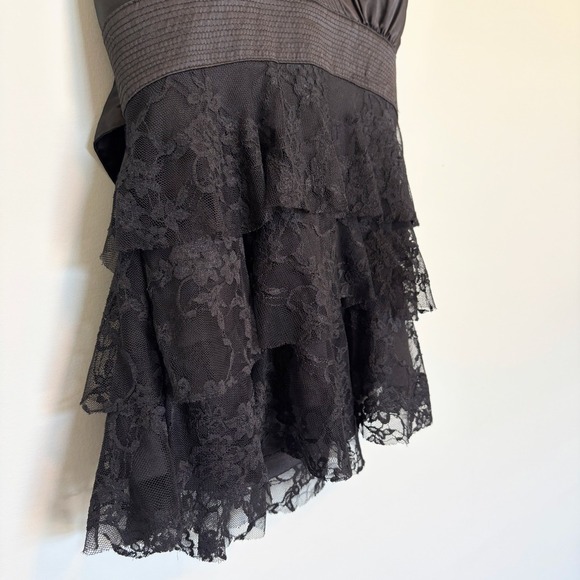 Urban Behavior Y2K Babydoll Halter Top Dark Romantic Whimsigoth Black Women's S - Picture 3 of 12